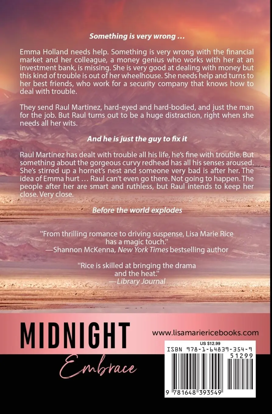 Rückseite: 9781648393549 | Midnight Embrace | Lisa Marie Rice | Taschenbuch | Englisch | 2022
