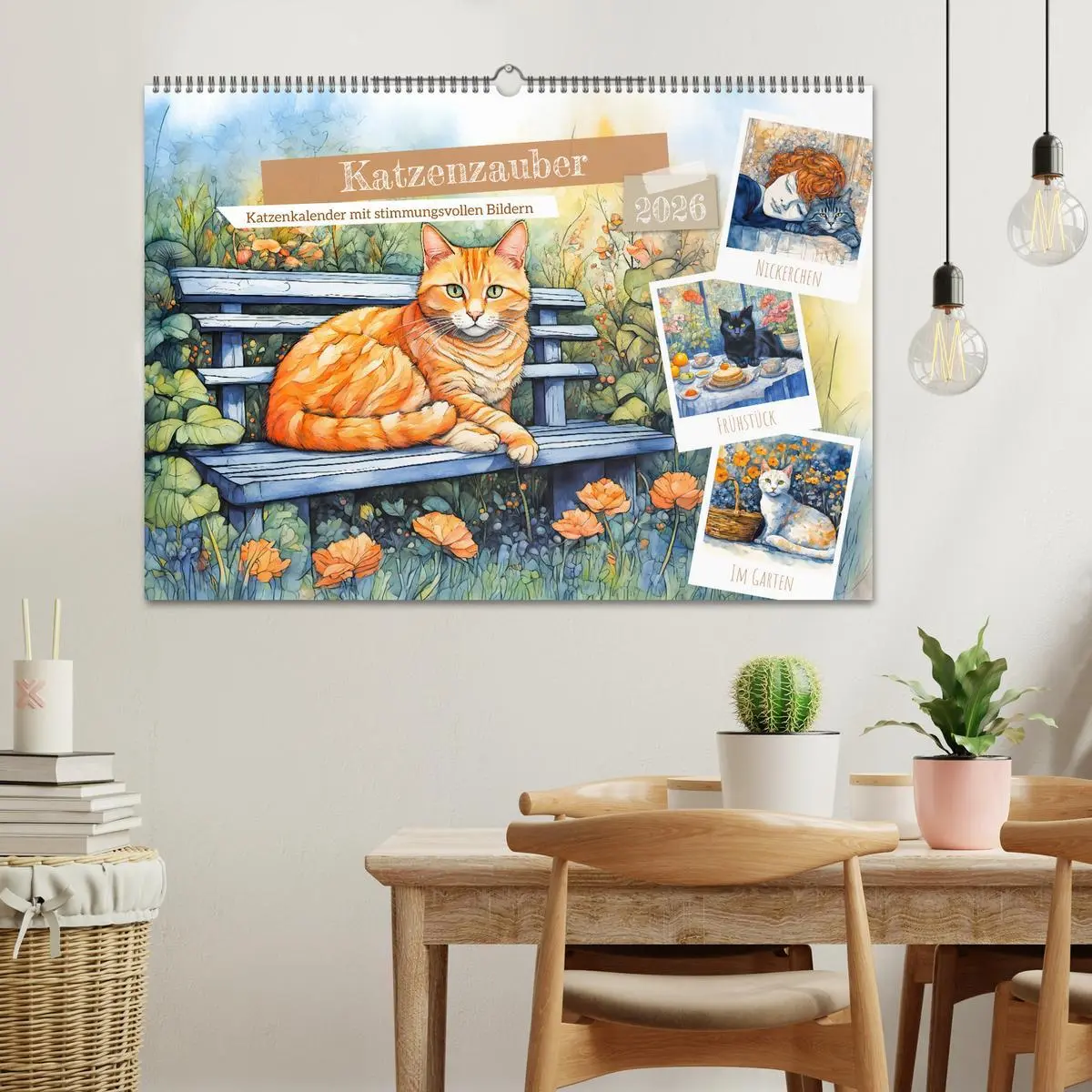 Bild: 9783457263549 | Katzenzauber - Katzenkalender mit stimmungsvollen Bildern...