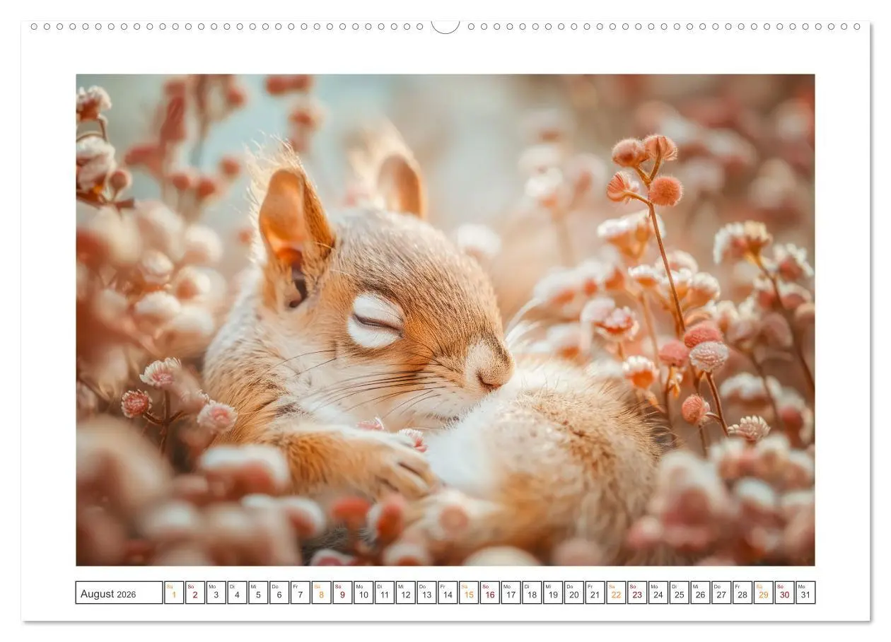 Bild: 9783457403549 | Lustige Eichhörnchen (hochwertiger Premium Wandkalender 2026 DIN A2...