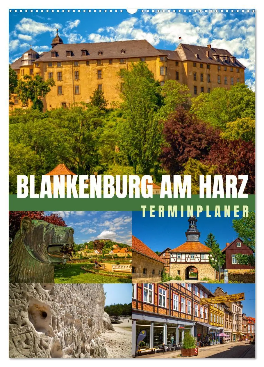 Cover: 9783516283549 | Blankenburg am Harz - Terminplaner (Wandkalender 2026 DIN A2 hoch),...