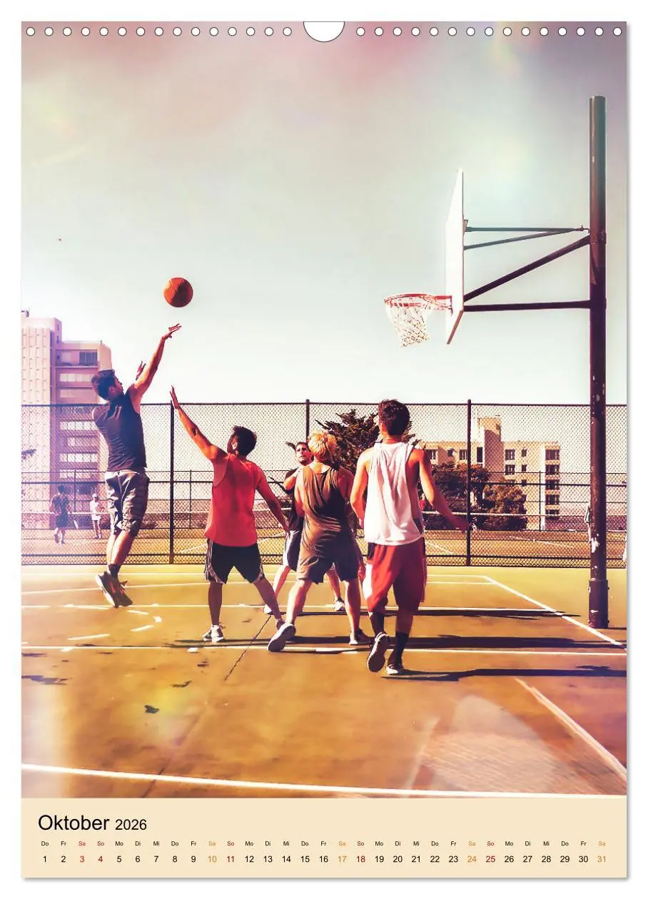 Bild: 9783516353549 | Basketball Fun (Wandkalender 2026 DIN A3 hoch), CALVENDO...