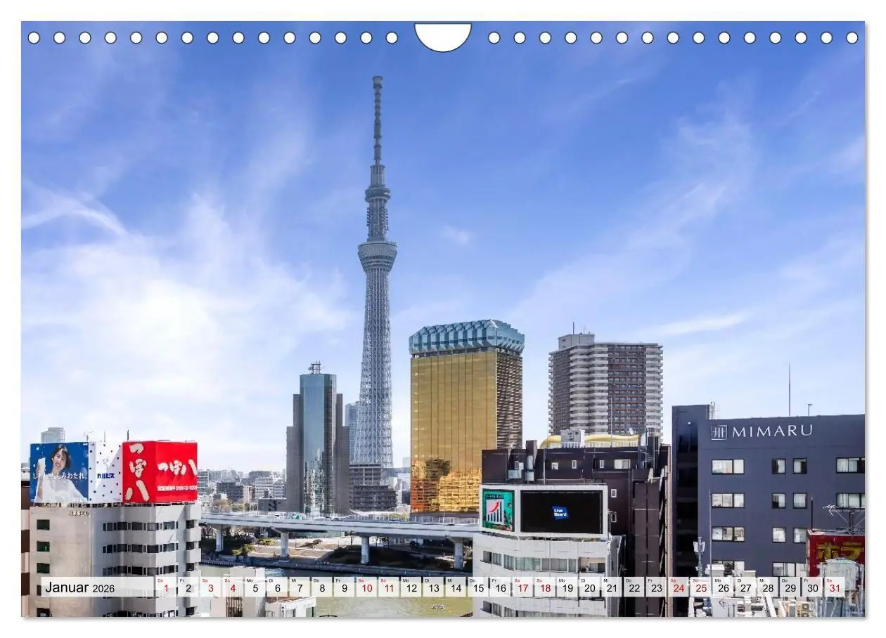 Bild: 9783516663549 | Tokio - Das Herz Japans (Wandkalender 2026 DIN A4 quer), CALVENDO...