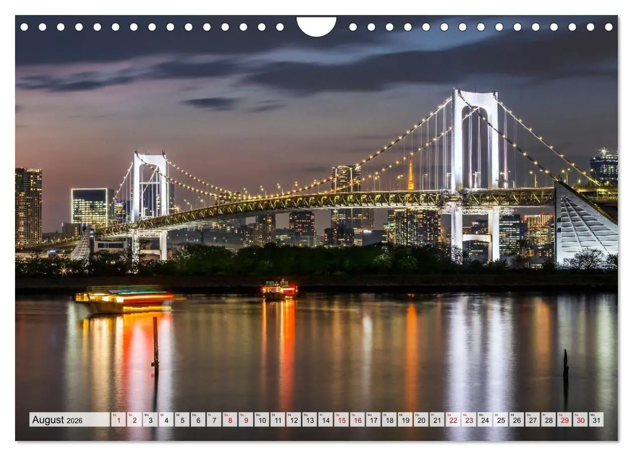 Bild: 9783516663549 | Tokio - Das Herz Japans (Wandkalender 2026 DIN A4 quer), CALVENDO...