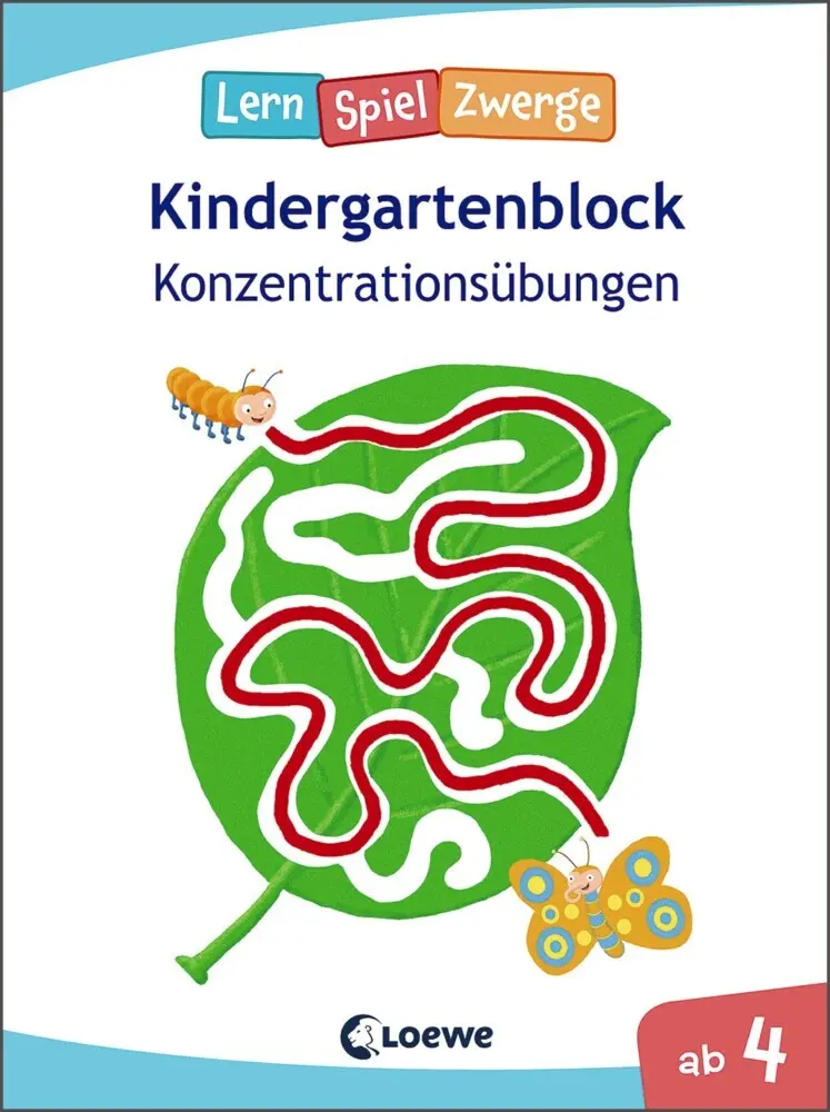 Cover: 9783743203549 | LernSpielZwerge Kindergartenblock - Konzentrationsübungen | Thau Cover: 9783743203549 | LernSpielZwerge Kindergartenblock - Konzentrationsübungen | Thau