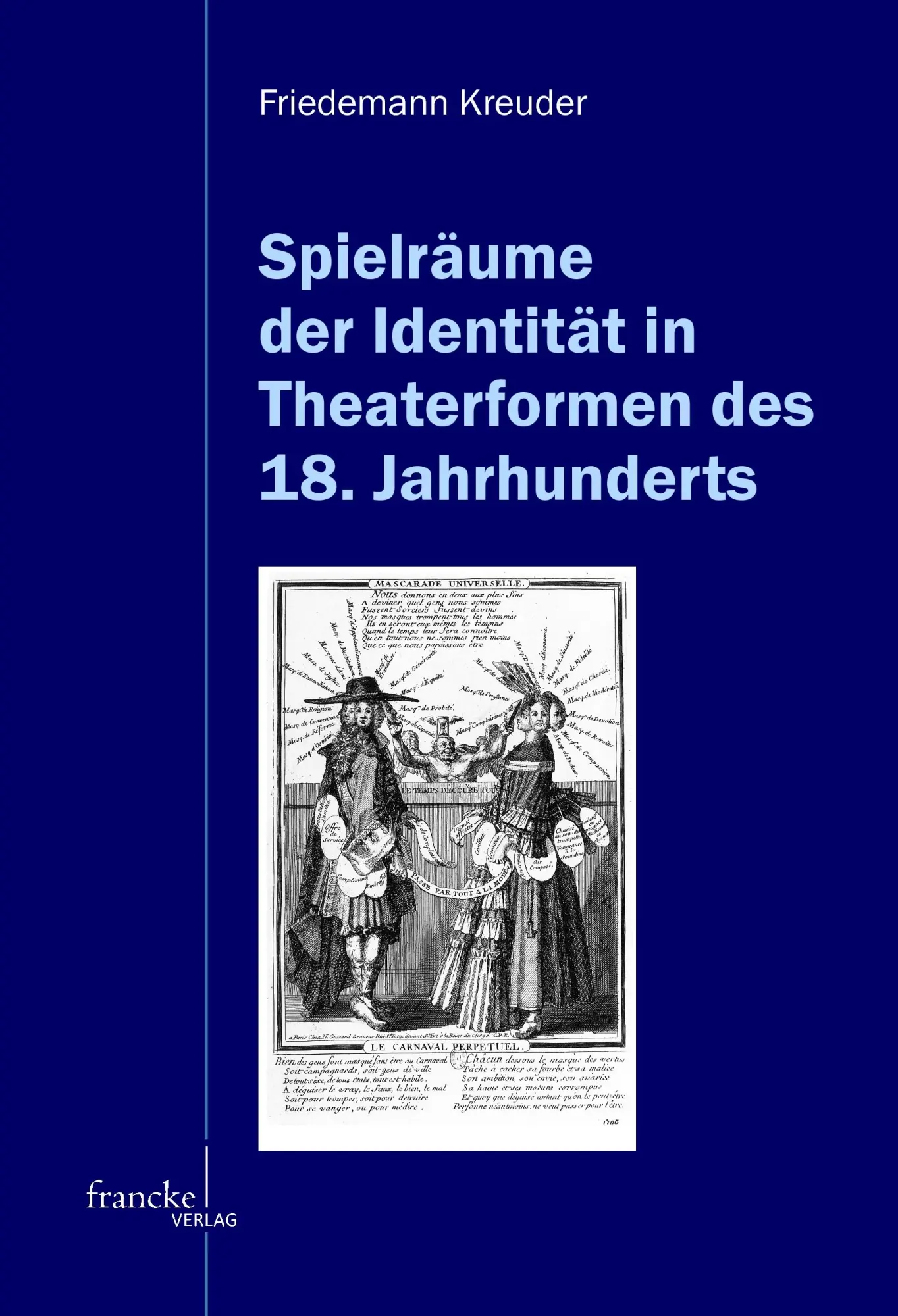 Cover: 9783772083549 | Spielräume der Identität in Theaterformen des 18. Jahrhunderts | Buch