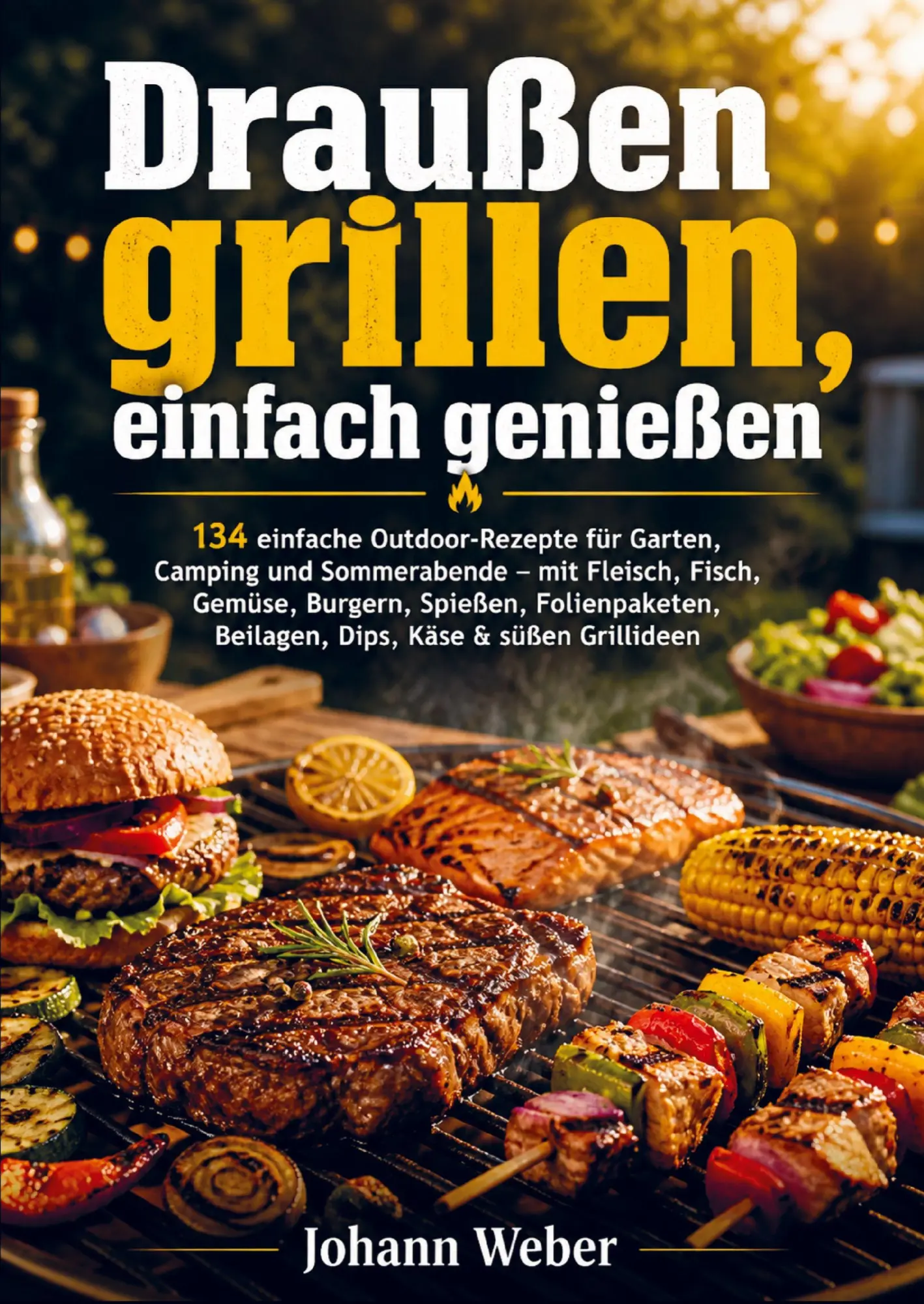 Draußen grillen, einfach genießen