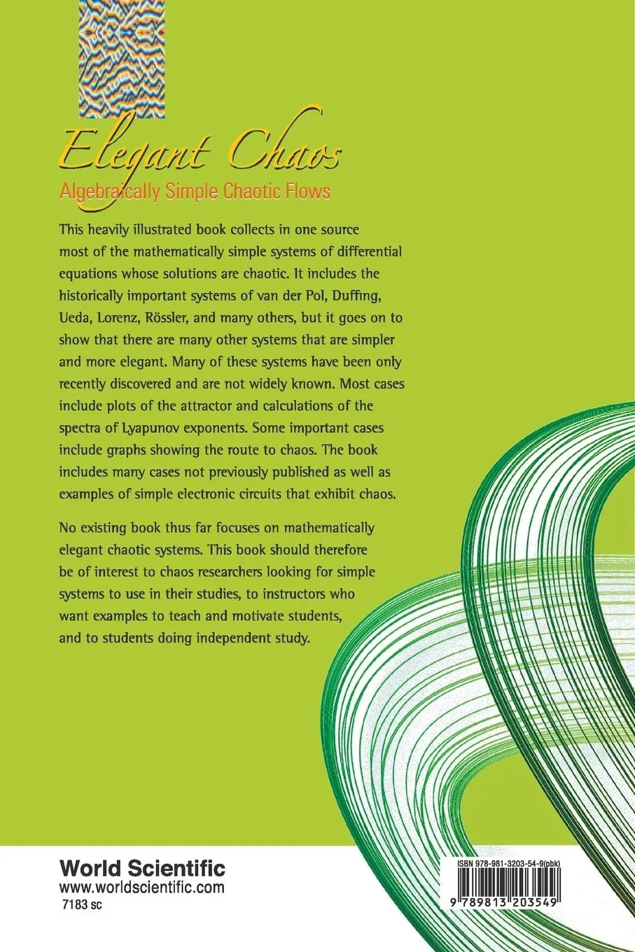 Rückseite: 9789813203549 | ELEGANT CHAOS | Julien Clinton Sprott | Taschenbuch | Paperback | 2010