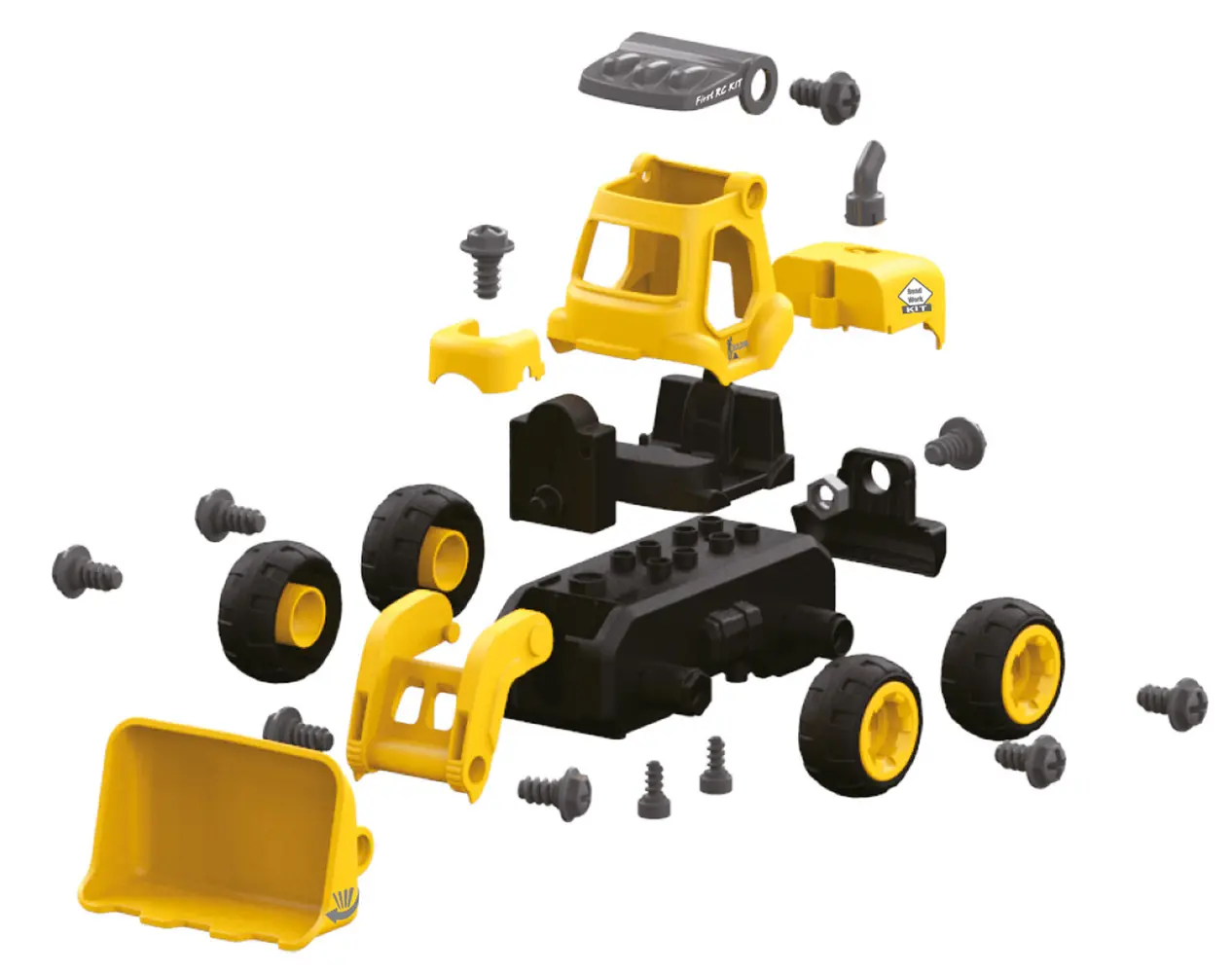 Bild: 4042774463649 | Jamara Radlader First RC Kit 27teilig mit Akkuschrauber | 405225