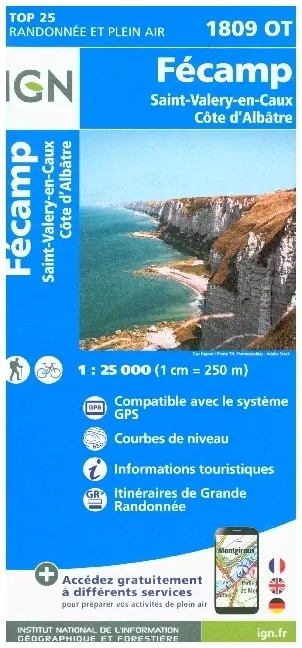 Cover: 9782758553649 | 1809OT Fécamp St.Valery | (Land-)Karte | Französisch | 2023