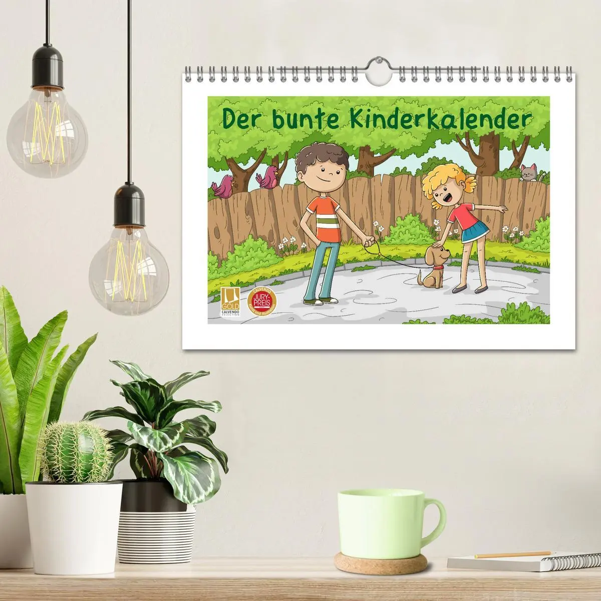 Bild: 9783457703649 | Der bunte Kinderkalender (Wandkalender 2026 DIN A4 quer), CALVENDO...