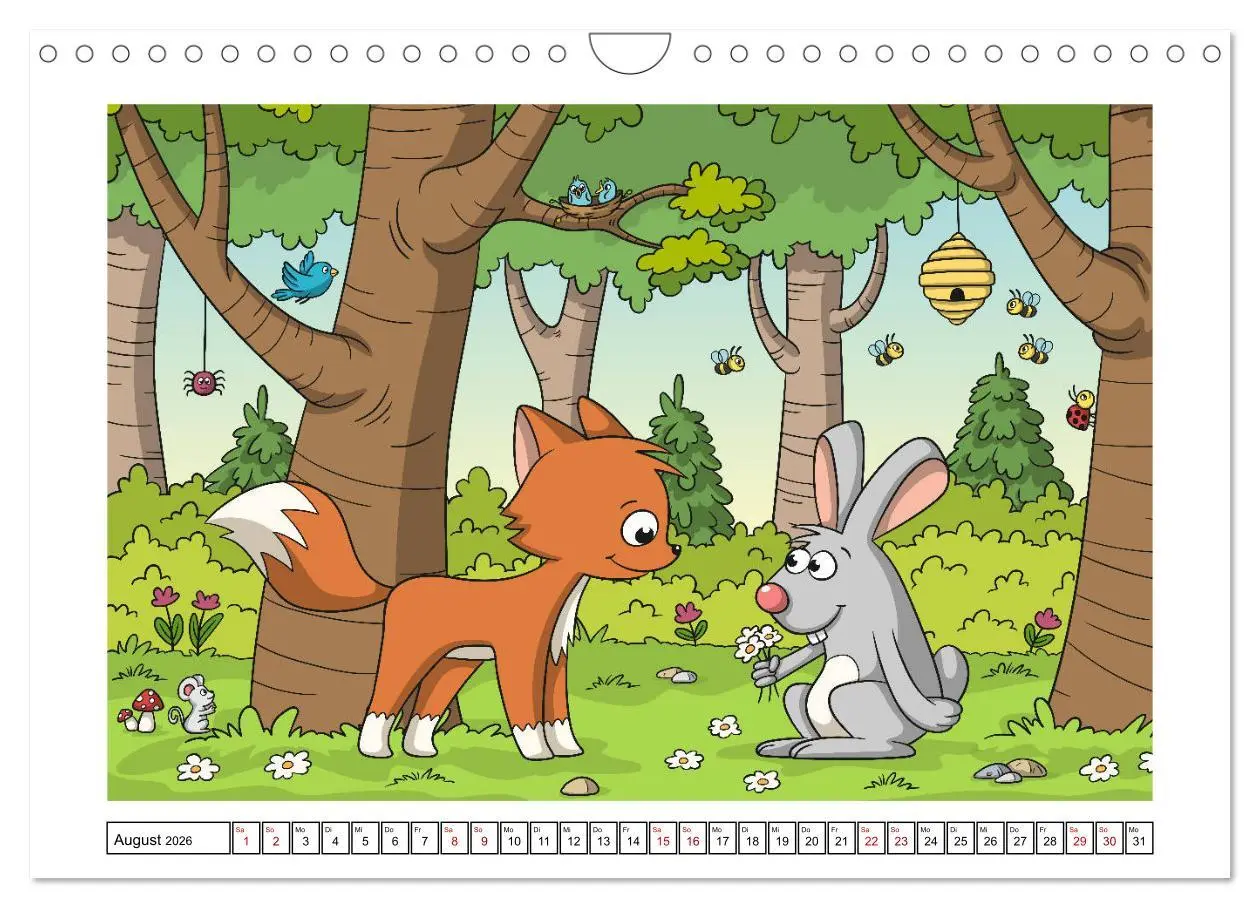 Bild: 9783457703649 | Der bunte Kinderkalender (Wandkalender 2026 DIN A4 quer), CALVENDO...