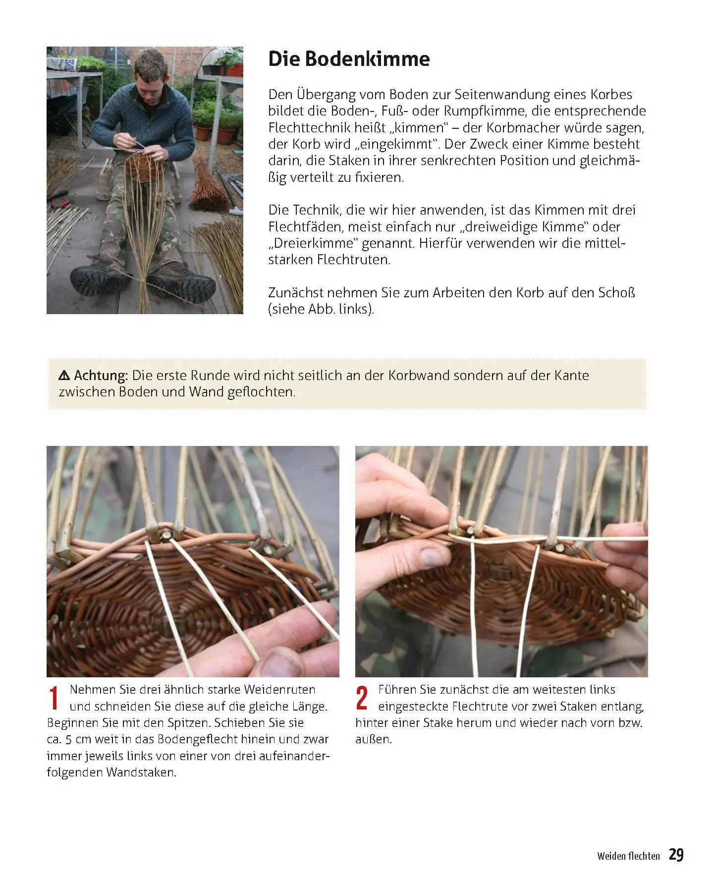 Bild: 9783958433649 | Weidenkörbe flechten | Jonathan Ridgeon | Taschenbuch | Land &amp; Werken