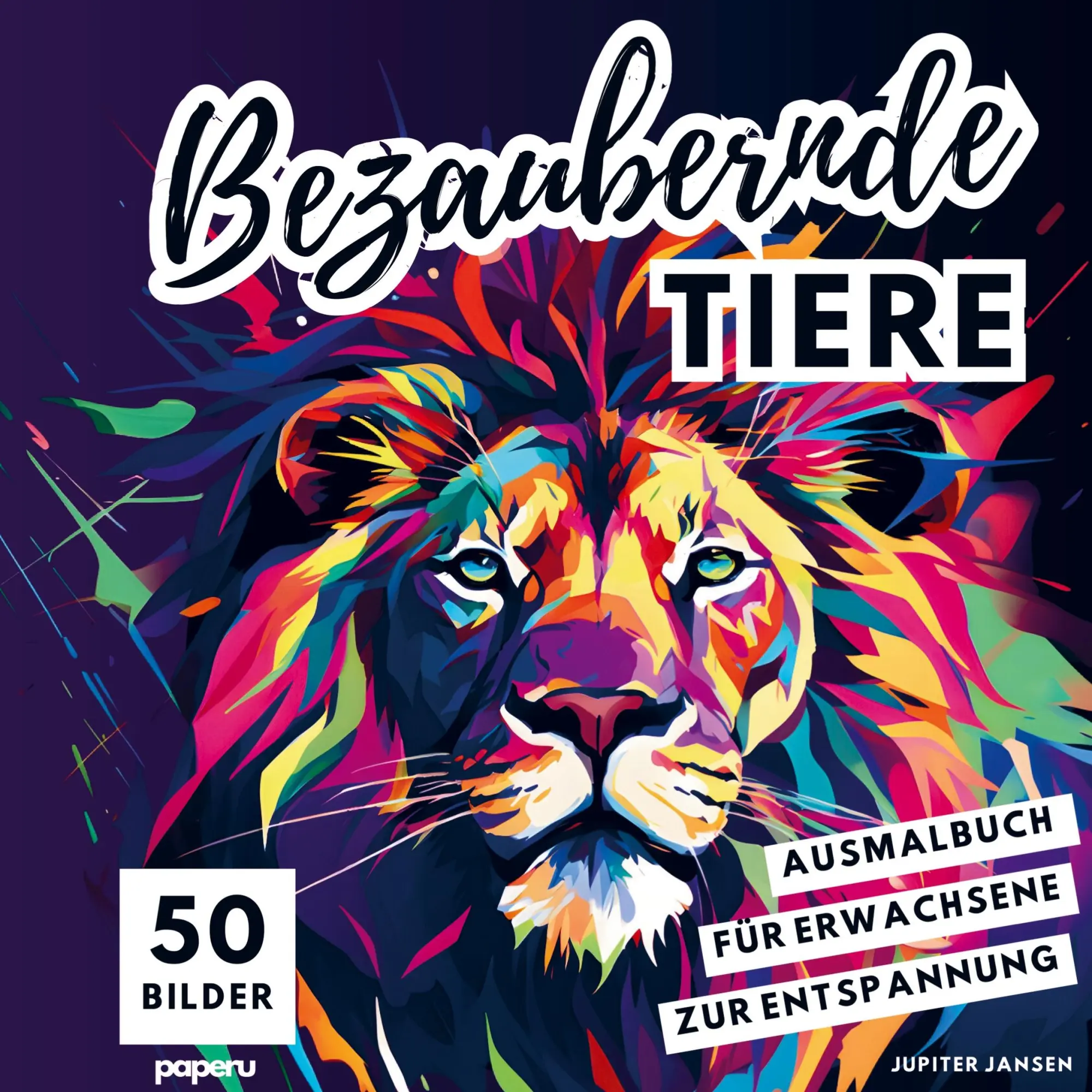 Cover: 9789403713649 | Bezaubernde Tiere - Malbuch für Erwachsene zur Entspannung | Jansen