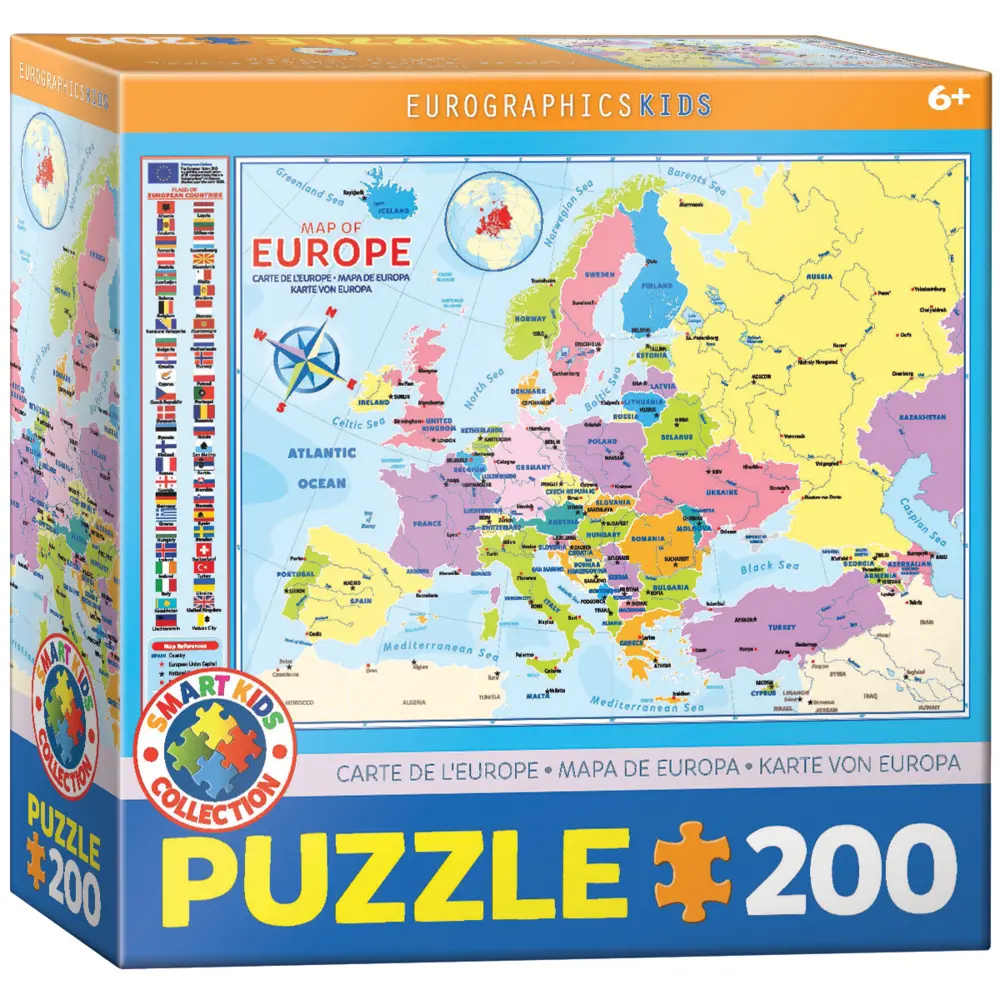 Cover: 628136653749 | Europakarte (Puzzle) | Spiel | In Spielebox | 6200-5374 | 2022