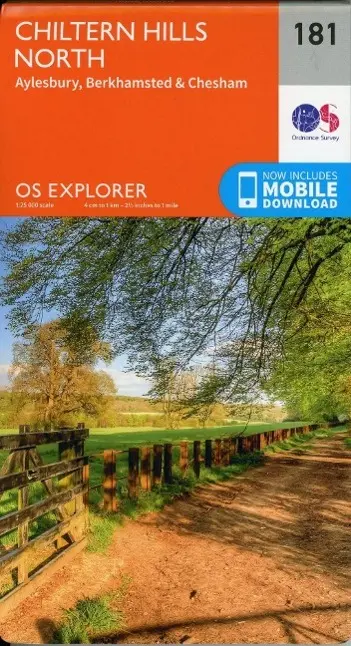 Cover: 9780319243749 | Chiltern Hills North | Ordnance Survey | (Land-)Karte | Englisch
