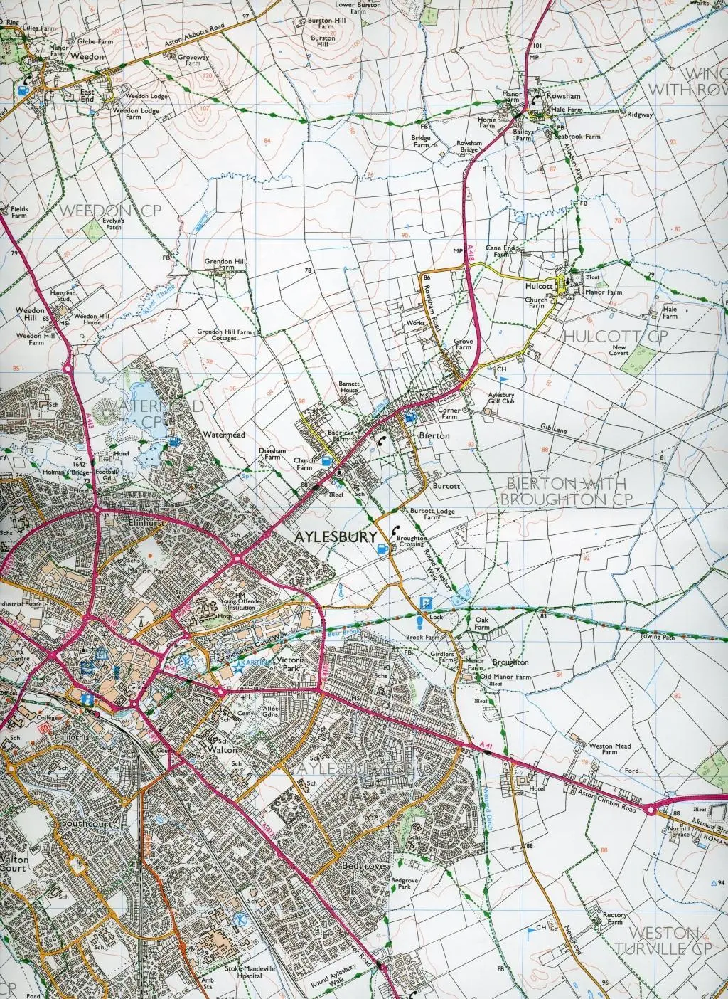 Bild: 9780319243749 | Chiltern Hills North | Ordnance Survey | (Land-)Karte | Englisch