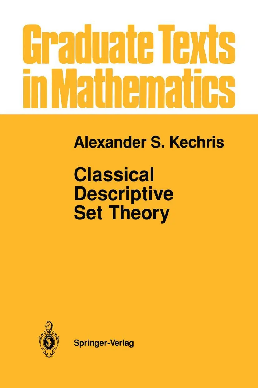 Cover: 9780387943749 | Classical Descriptive Set Theory | Alexander Kechris | Buch | xviii Cover: 9780387943749 | Classical Descriptive Set Theory | Alexander Kechris | Buch | xviii