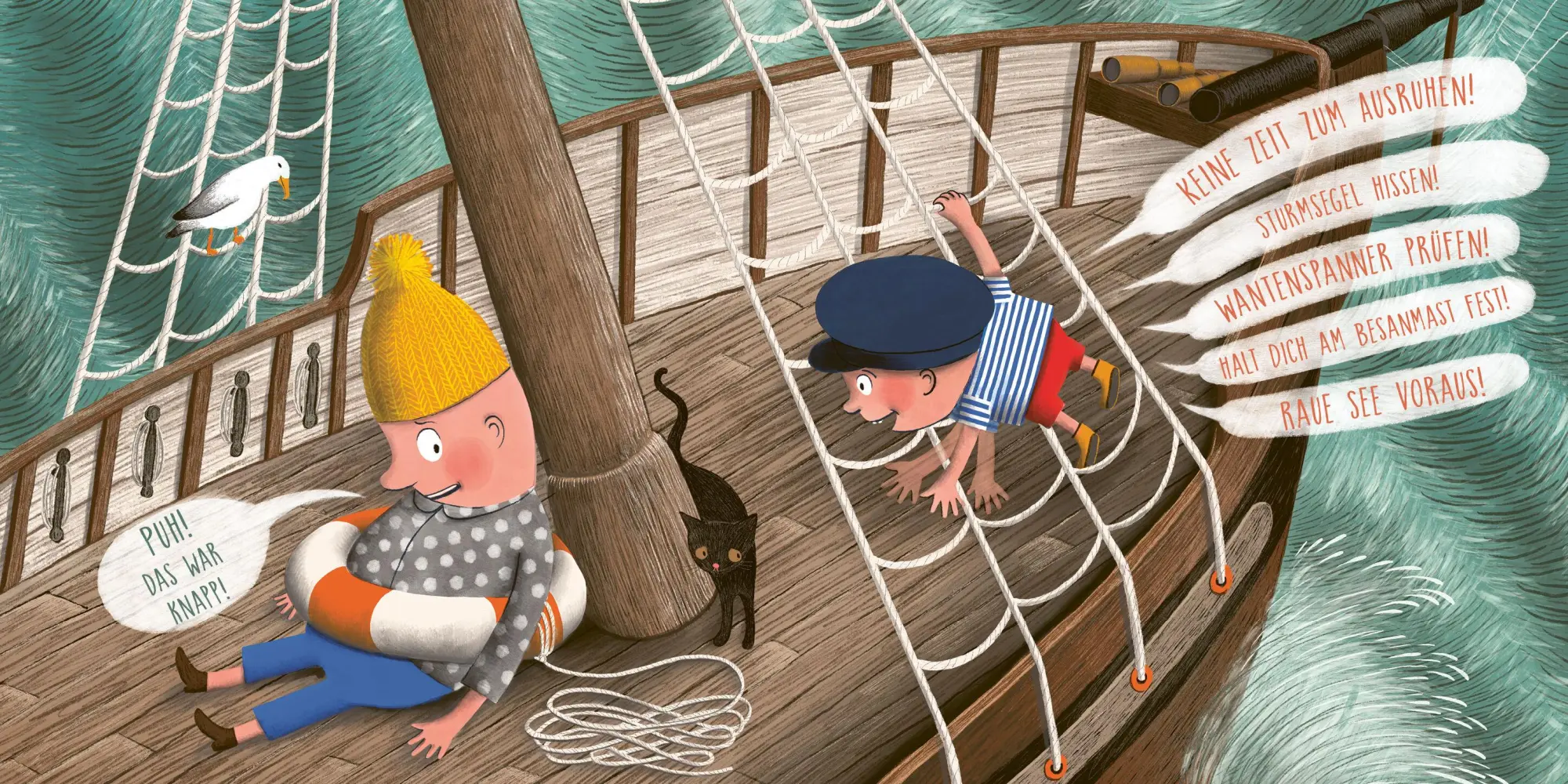 Bild: 9783328303749 | Ahoi! Alle an Bord und Leinen los! | Bilderbuch ab 4 Jahren | Blackall