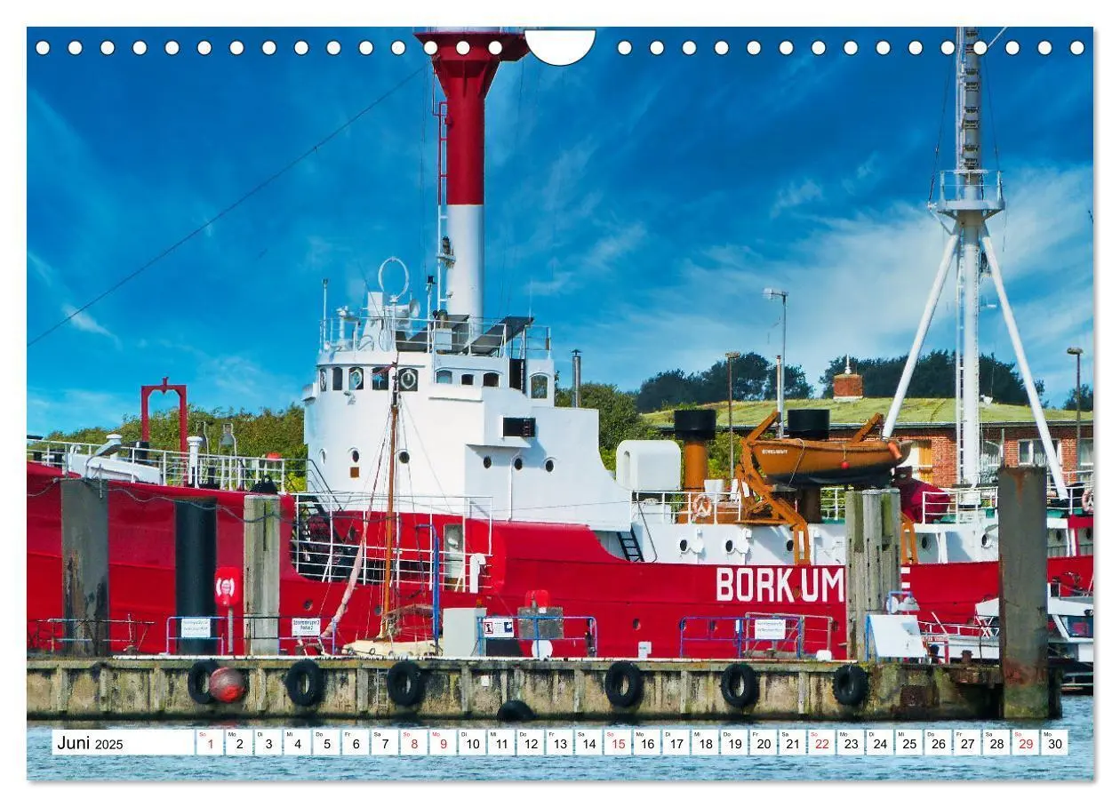 Bild: 9783383823749 | Verliebt in Borkum (Wandkalender 2025 DIN A4 quer), CALVENDO...