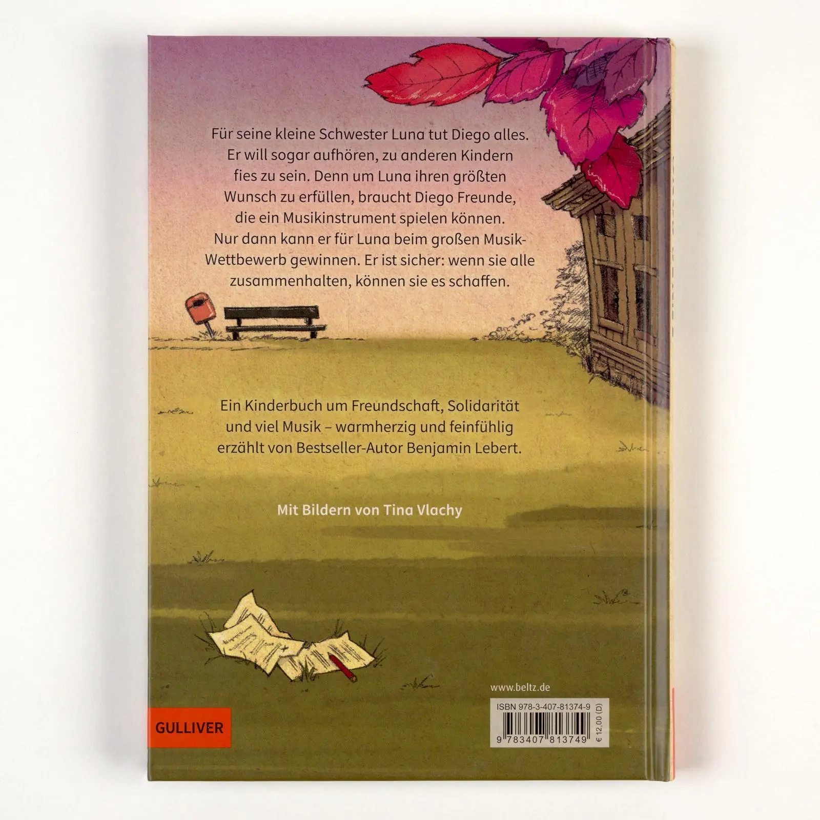 Rückseite: 9783407813749 | Lunas Song | Benjamin Lebert | Buch | 136 S. | Deutsch | 2025
