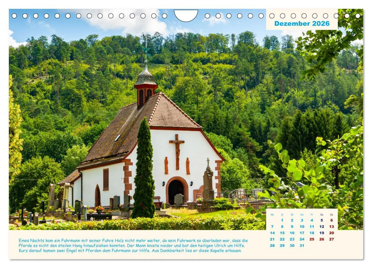 Bild: 9783457623749 | Der Sagenweg und seine Geschichten (Wandkalender 2026 DIN A4 quer),...