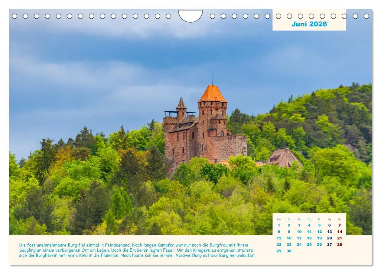 Bild: 9783457623749 | Der Sagenweg und seine Geschichten (Wandkalender 2026 DIN A4 quer),...