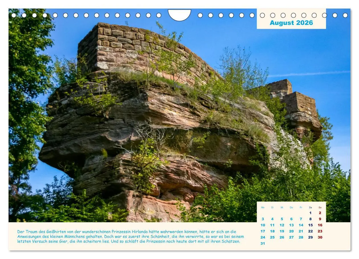 Bild: 9783457623749 | Der Sagenweg und seine Geschichten (Wandkalender 2026 DIN A4 quer),...