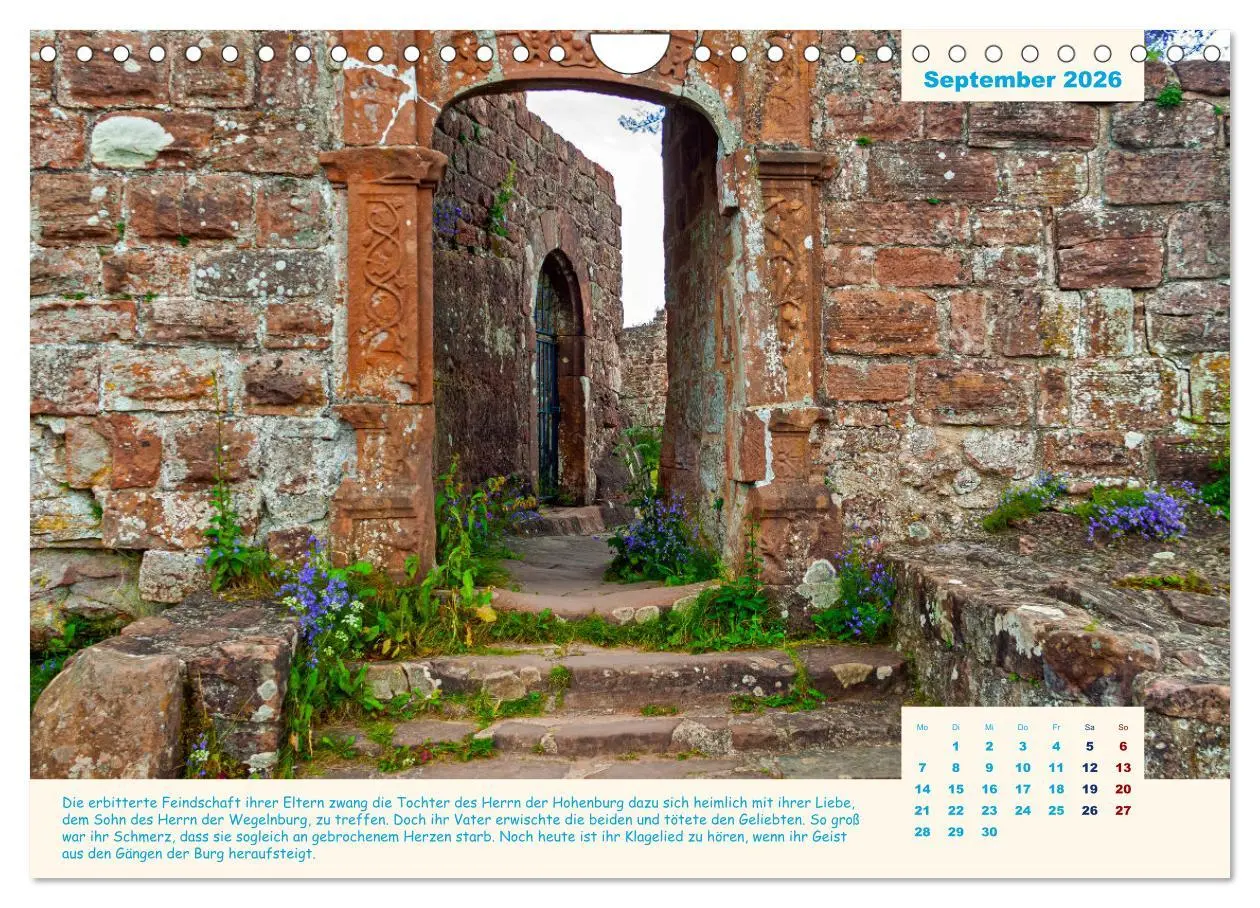 Bild: 9783457623749 | Der Sagenweg und seine Geschichten (Wandkalender 2026 DIN A4 quer),...