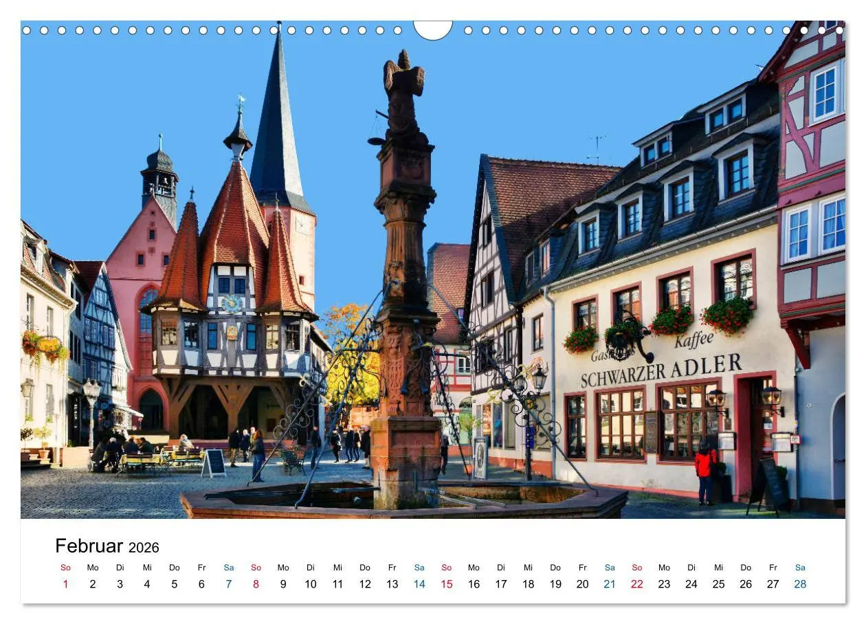 Bild: 9783457863749 | Odenwald - Impressionen (Wandkalender 2026 DIN A3 quer), CALVENDO...