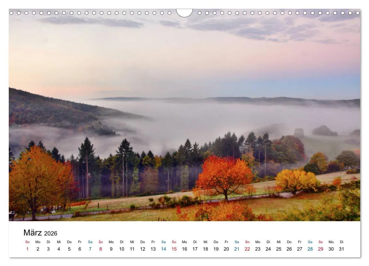 Bild: 9783457863749 | Odenwald - Impressionen (Wandkalender 2026 DIN A3 quer), CALVENDO...