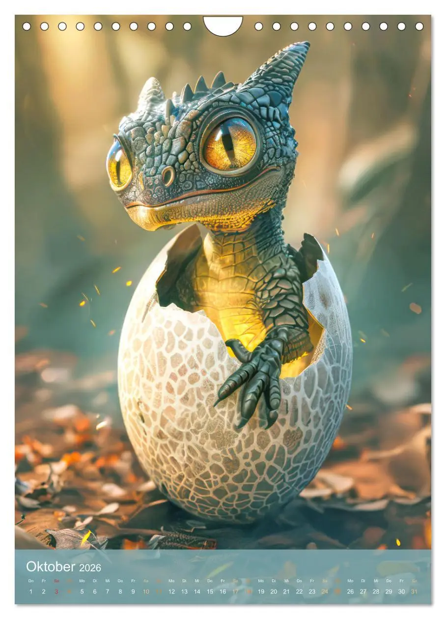 Bild: 9783516263749 | Drachen - Im Fantasieland gesichtet (Wandkalender 2026 DIN A4...