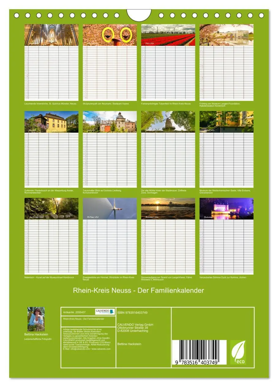 Bild: 9783516403749 | Rhein-Kreis Neuss - Der Familienkalender (Wandkalender 2026 DIN A4...