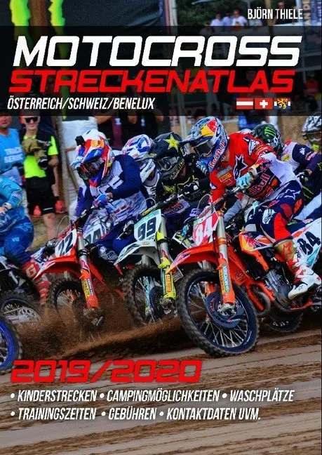 Cover: 9783748543749 | MX Streckenatlas Österreich / Schweiz / Benelux 2019/2020 | Thiele