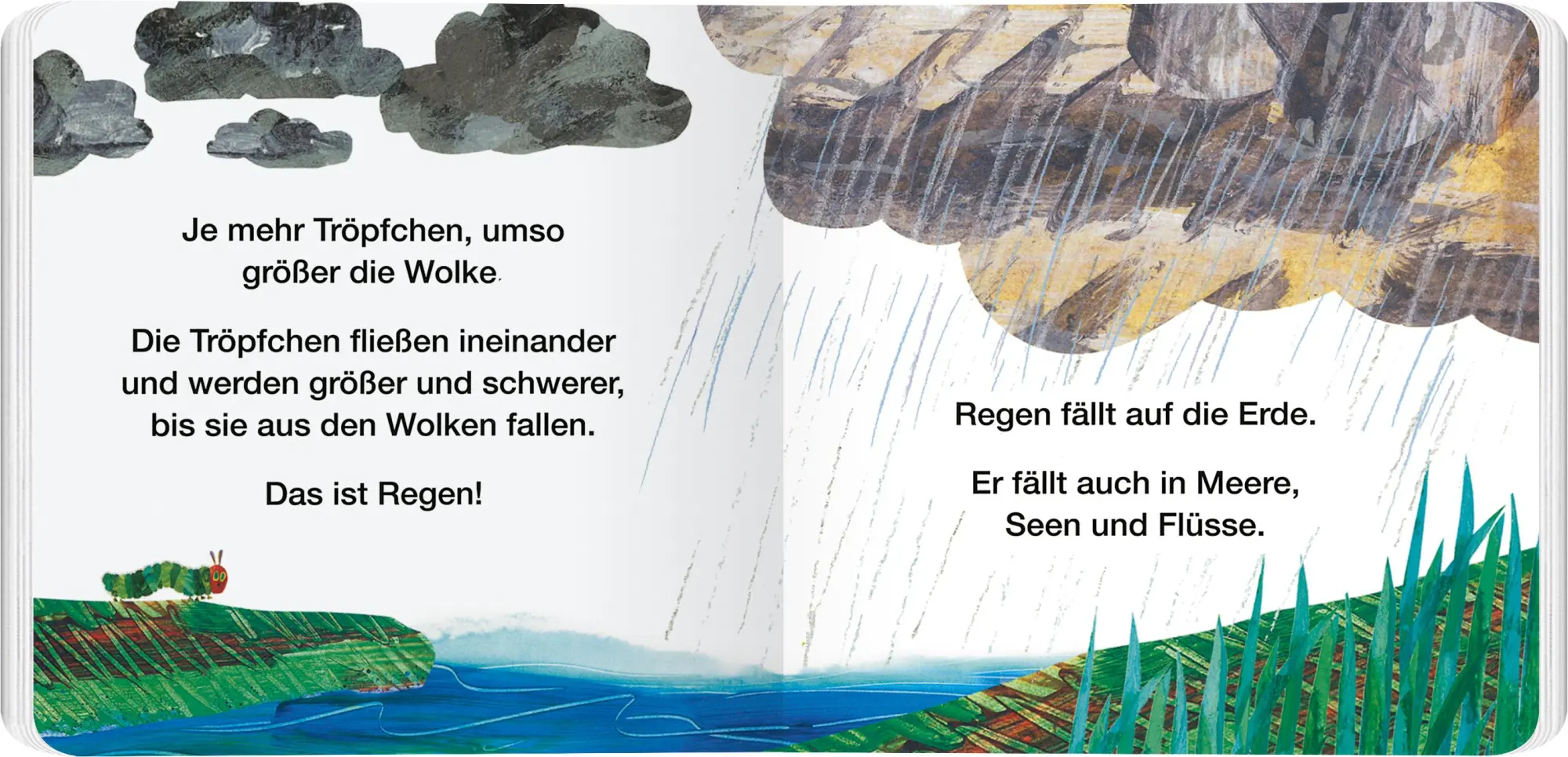 Bild: 9783836963749 | Warum regnet es? | Erklär mir das, kleine Raupe Nimmersatt! | Carle
