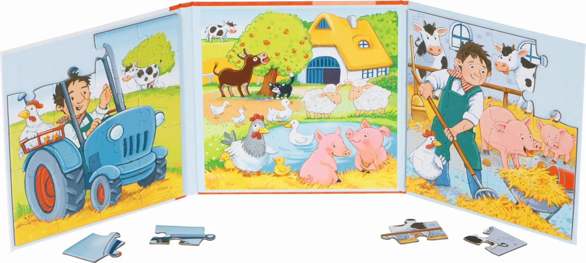 Cover: 4013594573849 | Puzzlebuch Bauernhof | Spiel | Deutsch | 2024 | EAN 4013594573849