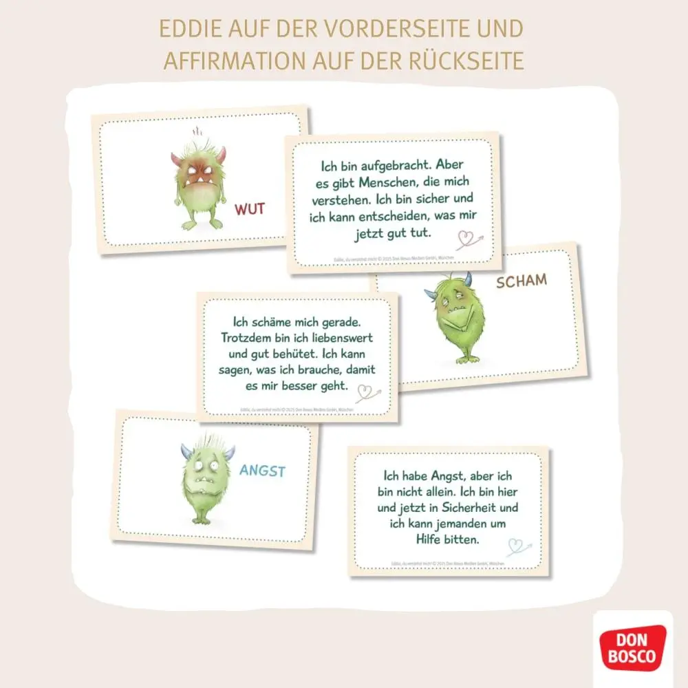 Bild: 4260694923849 | Eddie, du verstehst mich! 90 Gefühle-Kärtchen mit Affirmationen für...