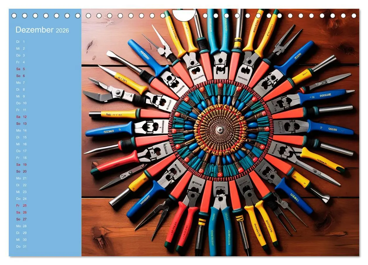 Bild: 9783457303849 | Werkzeug-Magie (Wandkalender 2026 DIN A4 quer), CALVENDO...