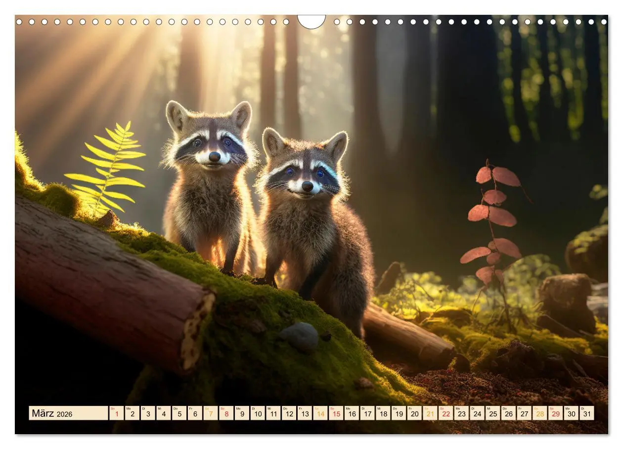 Bild: 9783457543849 | Putzige Tierwelt - gemeinsam die Welt entdecken (Wandkalender 2026...