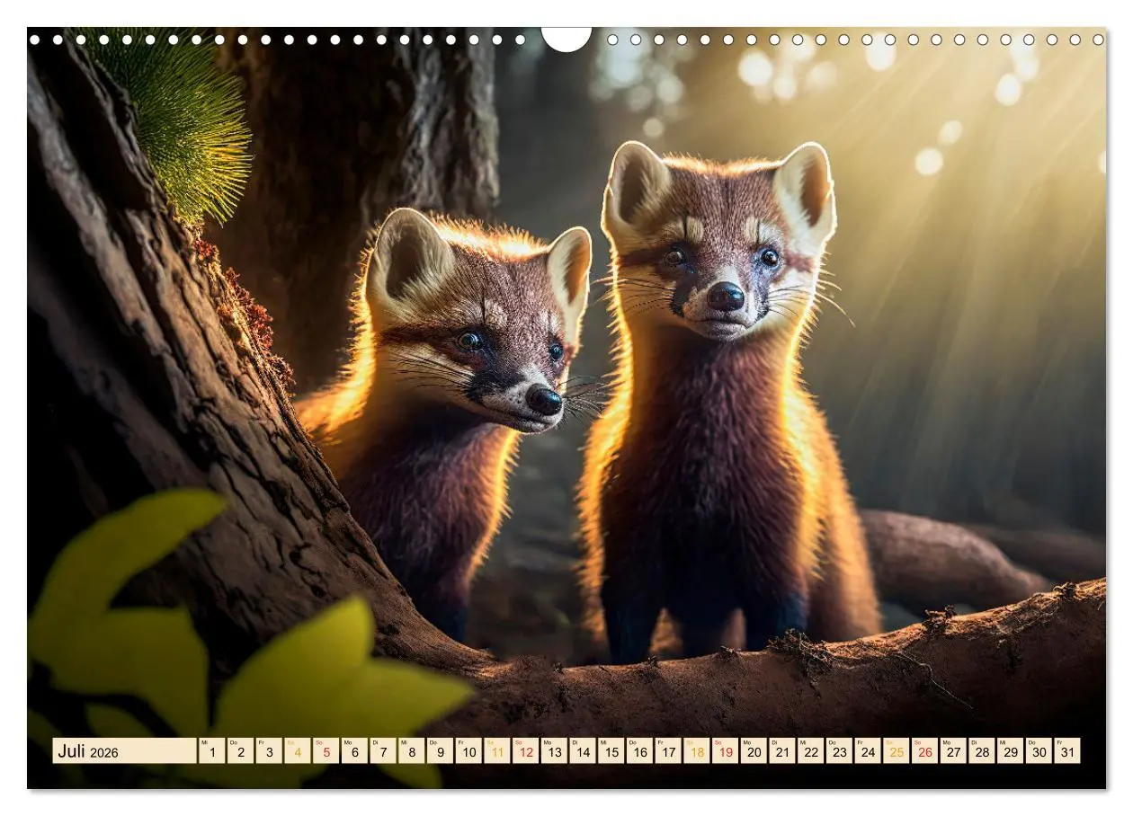 Bild: 9783457543849 | Putzige Tierwelt - gemeinsam die Welt entdecken (Wandkalender 2026...