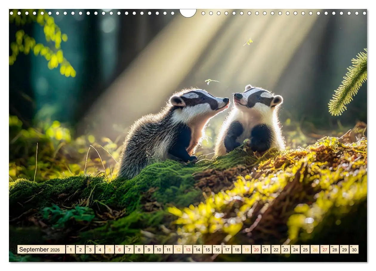 Bild: 9783457543849 | Putzige Tierwelt - gemeinsam die Welt entdecken (Wandkalender 2026...