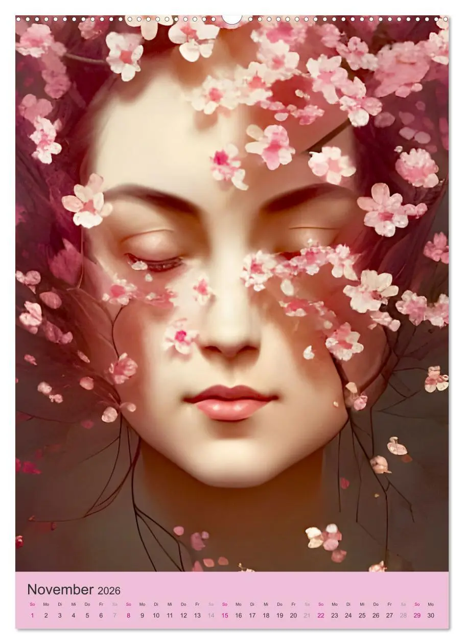 Bild: 9783516323849 | Japanische Kirschblüten - Portraits zum Träumen (Wandkalender 2026...