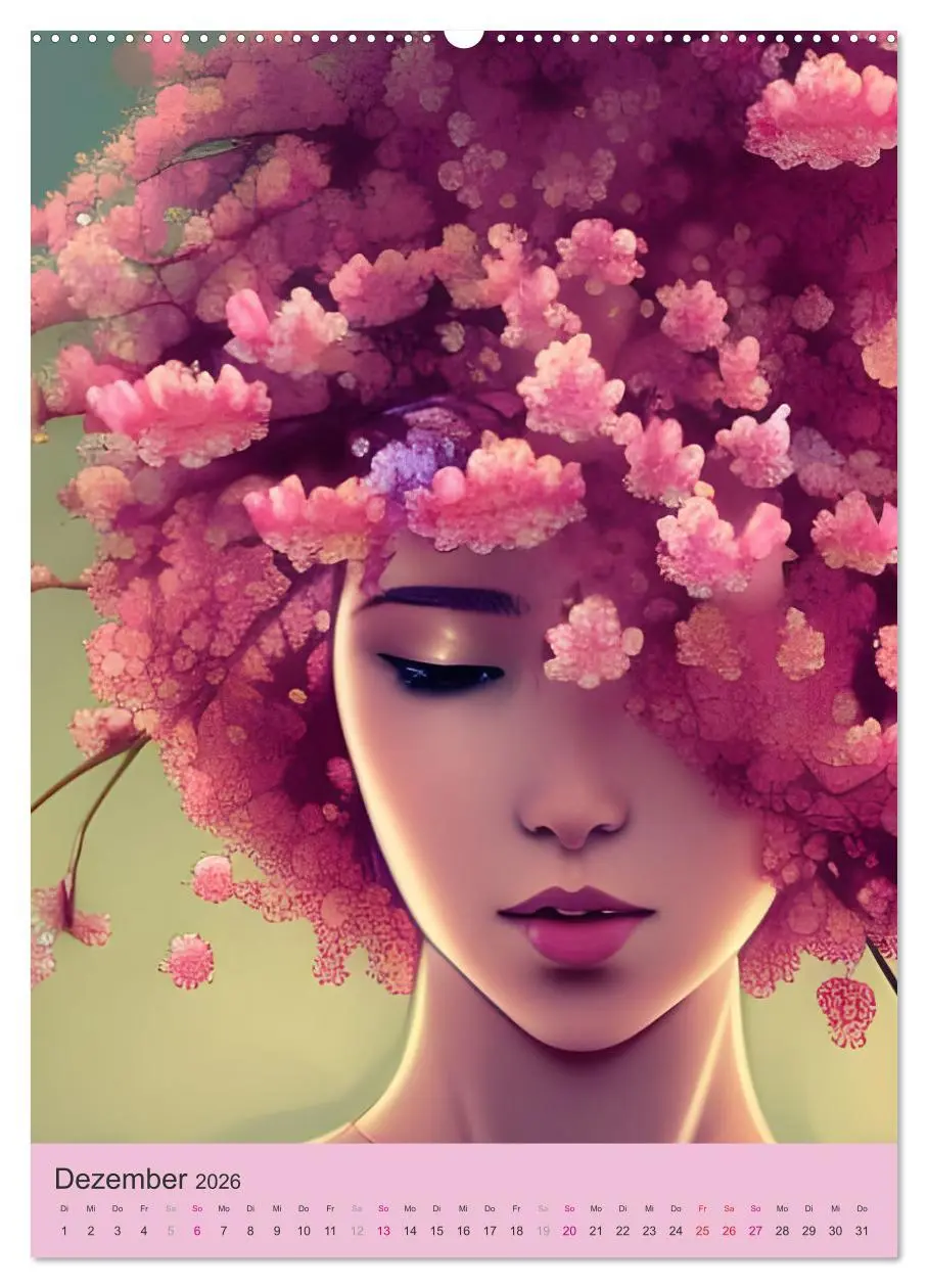 Bild: 9783516323849 | Japanische Kirschblüten - Portraits zum Träumen (Wandkalender 2026...