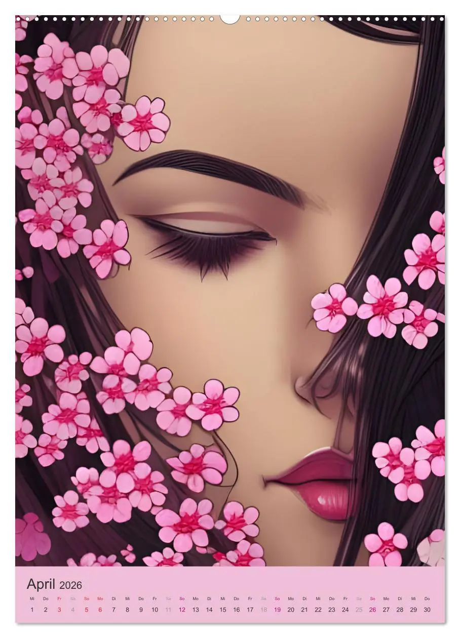 Bild: 9783516323849 | Japanische Kirschblüten - Portraits zum Träumen (Wandkalender 2026...