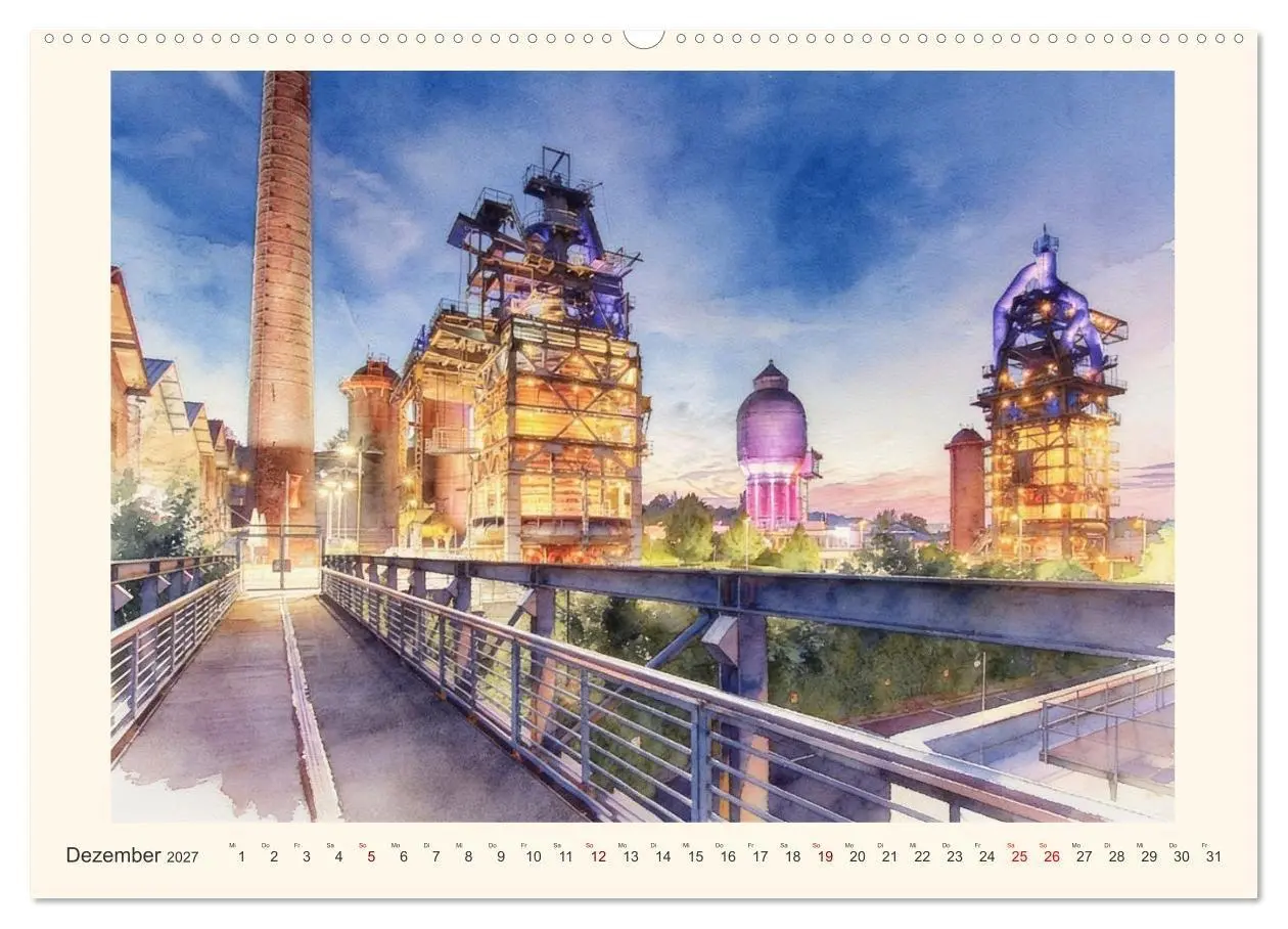 Bild: 9783594303849 | Charmantes Saarland (hochwertiger Premium Wandkalender 2027 DIN A2...