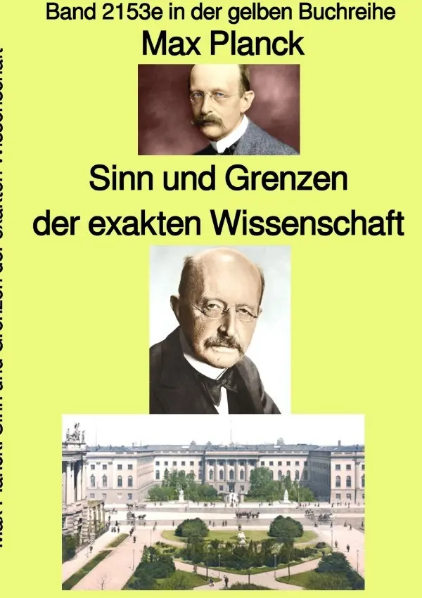 Cover: 9783757513849 | Sinn und Grenzen der exakten Wissenschaft - Band 2153e in der...
