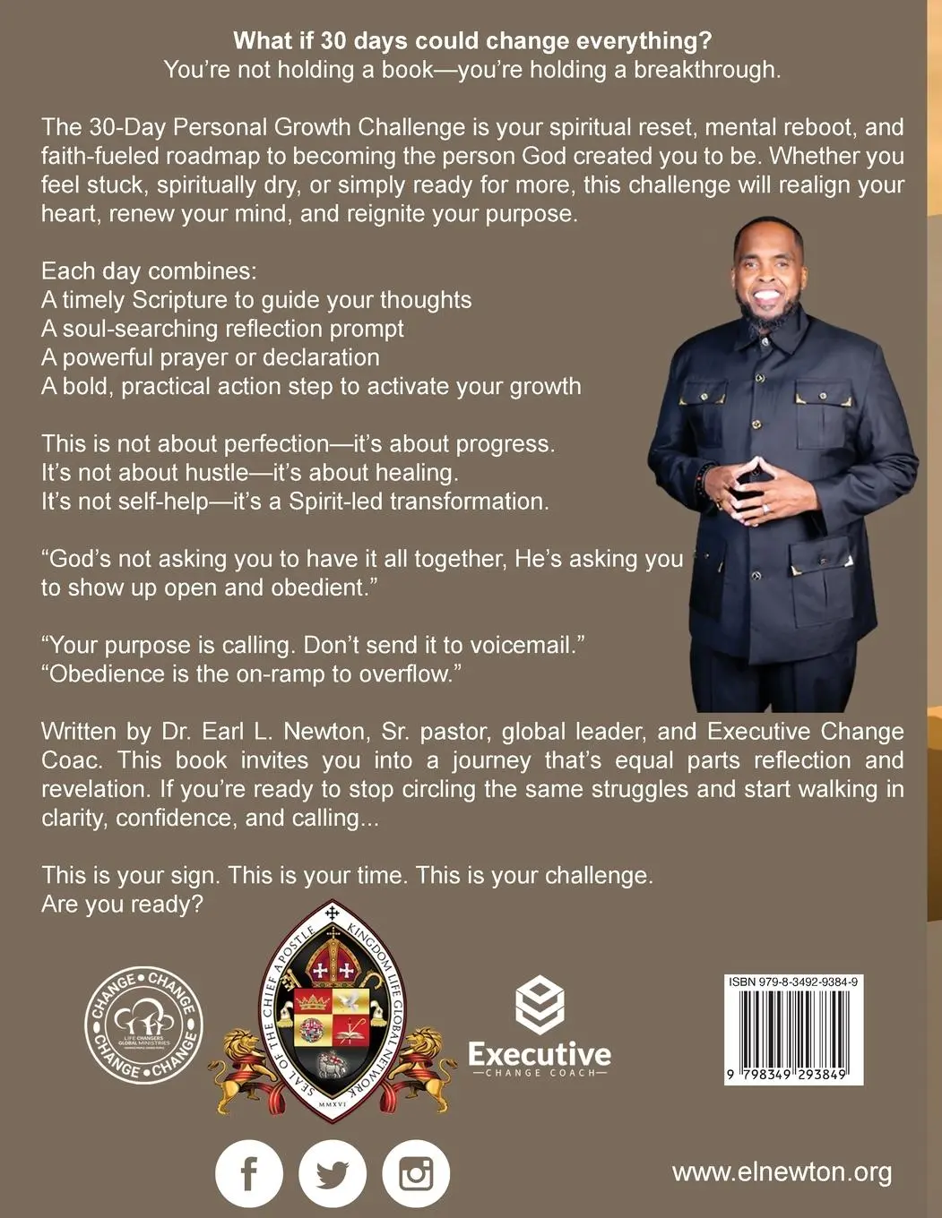 Rückseite: 9798349293849 | 30-Day Personal Growth Challenge | Earl L Newton | Taschenbuch | 2025