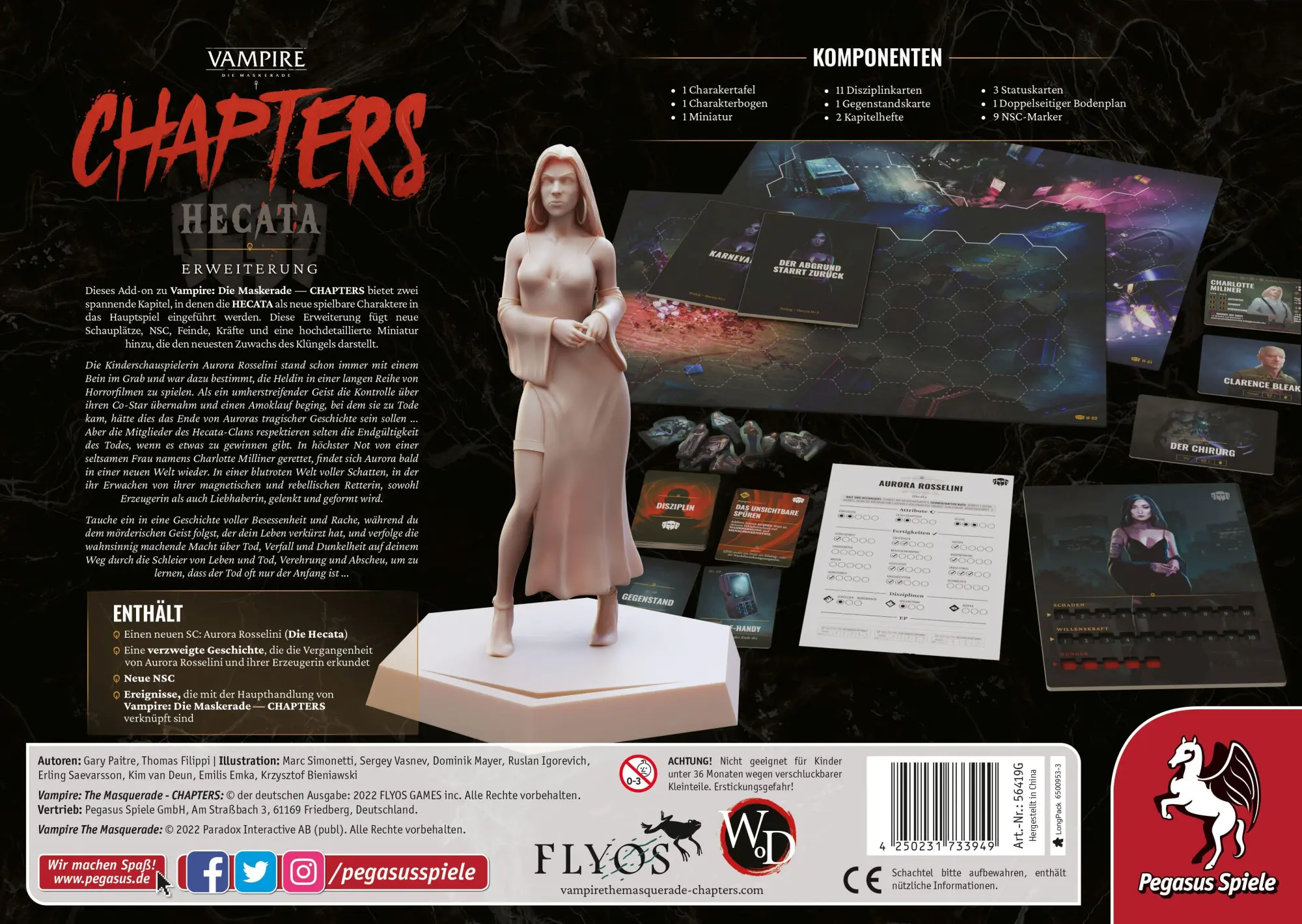 Bild: 4250231733949 | Vampire: Die Maskerade - CHAPTERS: Hecata [Erweiterung] | Gary Paitre