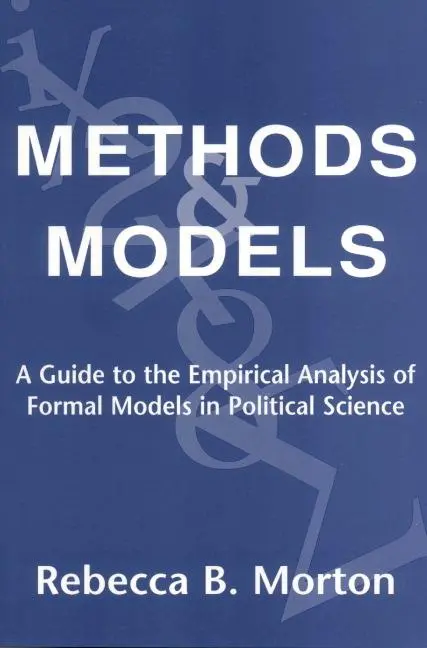 Cover: 9780521633949 | Methods and Models | Rebecca B. Morton (u. a.) | Taschenbuch | 2008