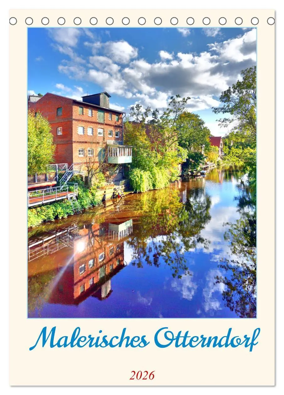 Cover: 9783516243949 | Malerisches Otterndorf (Tischkalender 2026 DIN A5 hoch), CALVENDO...