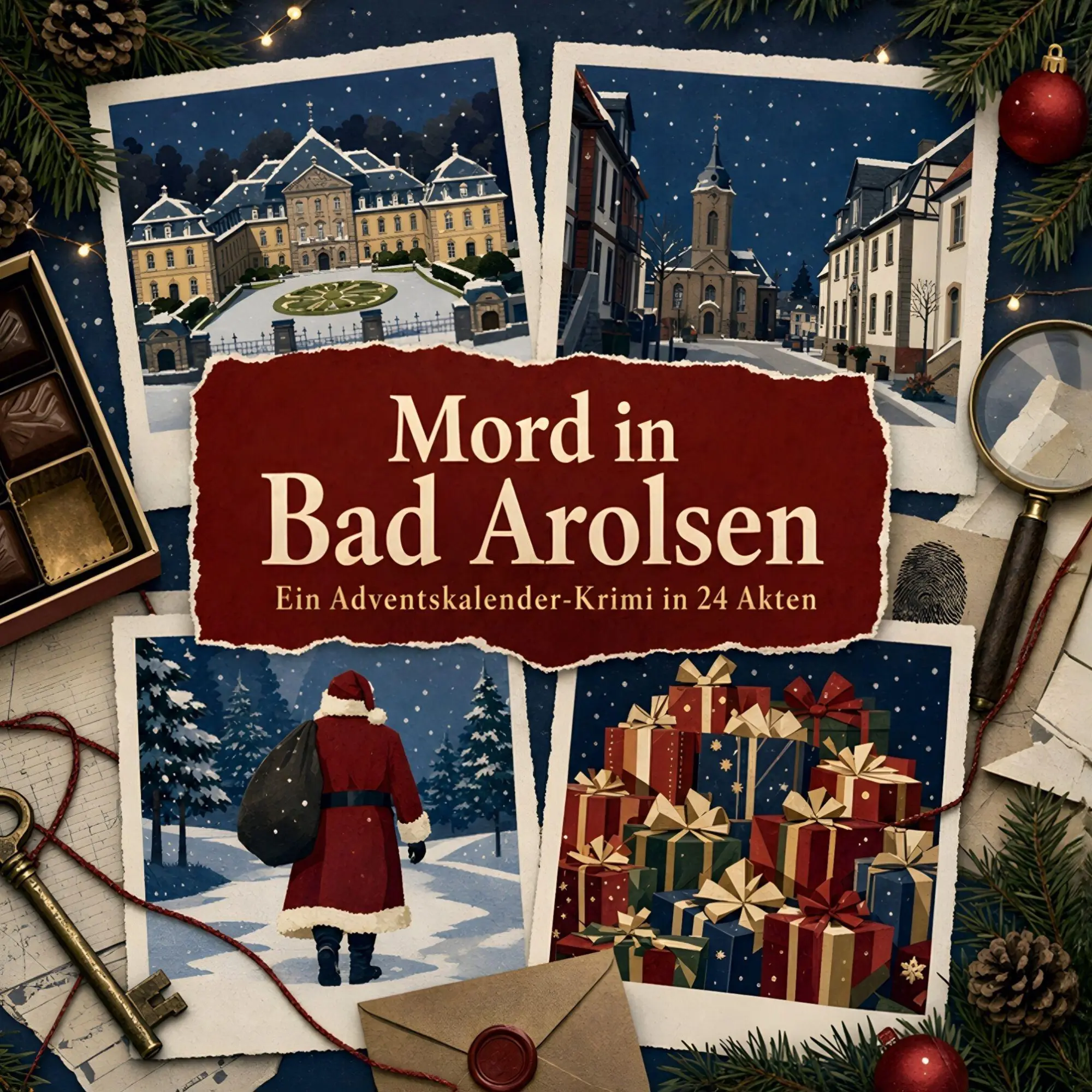Cover: 9783696123949 | Mord in Bad Arolsen | Ein Adventskalender-Krimi in 24 Akten | Schäfer